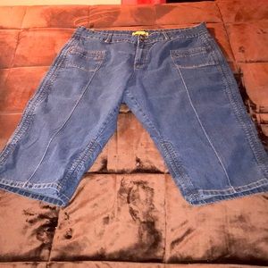 Denim Bermuda Shorts